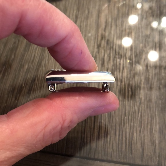 Vintage COOKIE LEE Silvertone Picture Frame Pin NWT - Picture 8 of 12